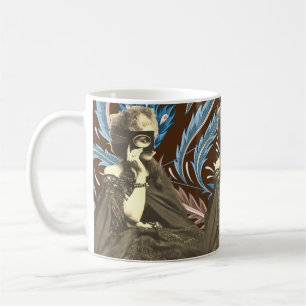 Collage Masked Lady Countess Castiglione Coffee Mug