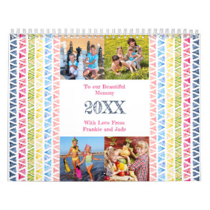 Collage, Monthly Photos & To Do List Photo Calendar