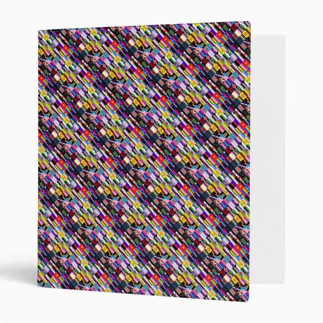 Collage of Pride Flags Binder (Front/Inside)