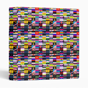 Collage of Pride Flags Binder