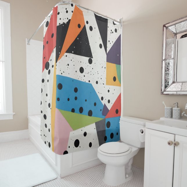 Collage Paper Black Dots (In Situ)