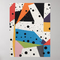 Collage Paper Black Dots