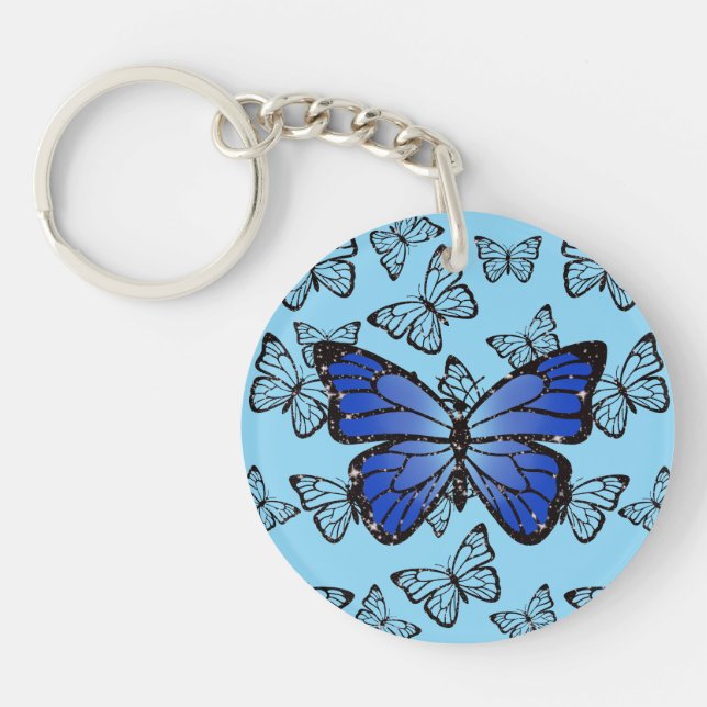 Collage Papillon Design Pailleté (Devant)