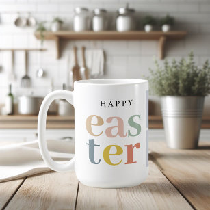 Collage Photo And Colourful Easter   Holiday Gift Coffee Mug