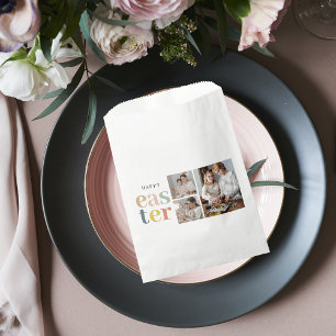 Collage Photo And Colourful Easter   Holiday Gift Favour Bag