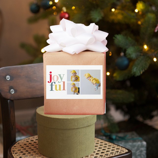 Collage Photo And Colourful Joyful | Holiday Gift Sticker (Creator Uploaded)