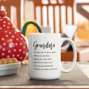 Collage Photo & Best Grandma Ever Best Beauty Gift Coffee Mug