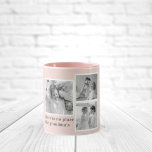 Collage Photo & Best Grandma Ever Best Beauty Gift Mug<br><div class="desc">Collage Photo Pastel Pink Best Grandma Gift</div>