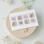 Collage Photo & Best Grandma Ever Best Purple Gift Holiday Postcard<br><div class="desc">Collage Photo & Best Grandma Ever Best Purple Gift . Best Personalized Gift For Mothers day,  Woman's day or Mom Birthday. Surprise Mom With a Gift That’s As Amazing As She Is.</div>