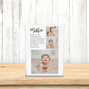Collage Photo & Best Mother Quote Lovely Gift