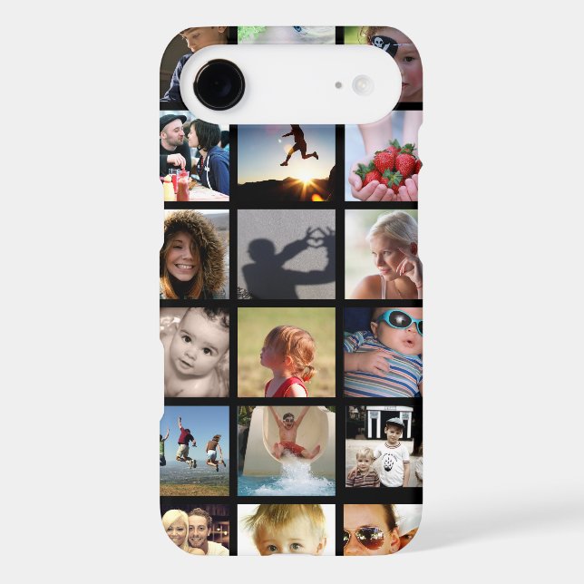 Collage photo client iPhone 7 Coque (-Mate) (Verso)