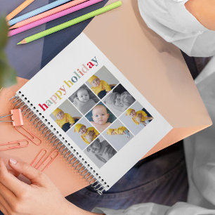 Collage Photo   Colourful Happy Holiday Planner