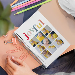Collage Photo   Colourful Joyful Holiday Gift Planner