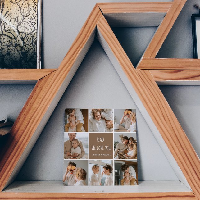 Collage Photo Dad We Love You Happy Fathers Day (Creator Uploaded)