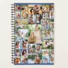 Collage photo de grande famille 31 Photo bleu