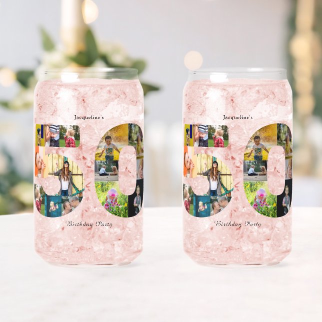 Collage photo de la fête du 50e anniversaire (Insitu (Mariage))