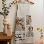 Collage Photo & Grandma Kitchen Is Always Open Apron<br><div class="desc">Looking for the perfect gift for your grandma, or for anyone who loves spending time in the kitchen? Look no further than this unique and customizable product! Featuring a beautiful collage of your favourite photos, this design is sure to capture your memories and make them last. And with the charming...</div>