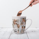 Collage Photo & Grandma Kitchen Is Always Open Latte Mug<br><div class="desc">Looking for the perfect gift for your grandma, or for anyone who loves spending time in the kitchen? Look no further than this unique and customizable product! Featuring a beautiful collage of your favourite photos, this design is sure to capture your memories and make them last. And with the charming...</div>