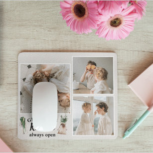 Collage Photo & Grandma Kitchen Is Always Open Mouse Pad
