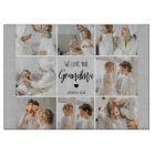 Collage Photo Grey We Love You Grandma Best Gift