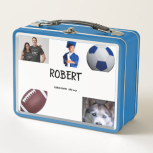 COLLAGE photo Lunchbox BLUE SKY To Customize