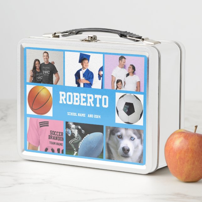 COLLAGE photo Lunchbox BLUE SKY To Customize  (In Situ)