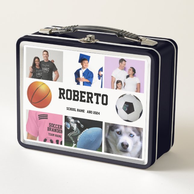 COLLAGE photo Lunchbox BLUE SKY To Customize  (Front)