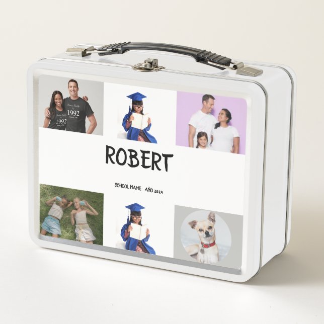 COLLAGE photo Lunchbox PINK, PURPLE À Personnalise (Devant)