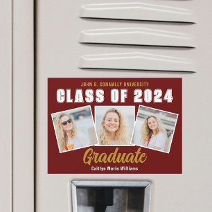 Collage photo Maroon 2025 - Magnet Card