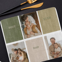 Collage Photo Modern Best Dad Ever Gift