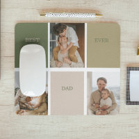 Collage Photo Modern Best Dad Ever Gift