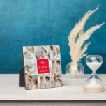 Collage Photo Mom Red We Love You Best Mother Gift Plaque<br><div class="desc">"Collage Photo Mom Red We Love You" is a beautiful and sentimental gift that is perfect for showing your mother how much you appreciate and love her. This gift includes a collage of photos, carefully curated to showcase some of your most cherished memories with your mother. This gift is ideal...</div>