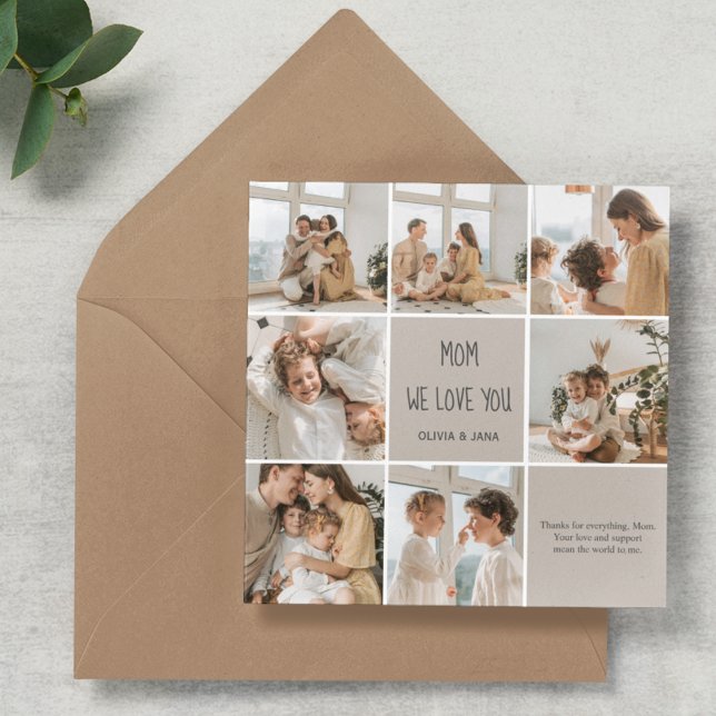 Collage Photo Mom We Love You  (Creator Uploaded)