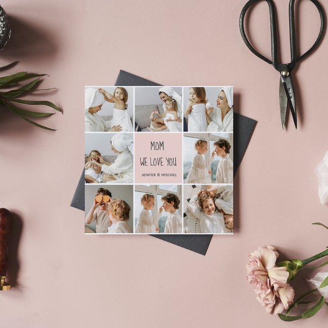 Collage Photo Mom We Love You Best Mother Gift (Creator Uploaded)