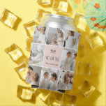 Collage Photo Mom We Love You Best Mother Gift Can Cooler<br><div class="desc">This collage photo frame is a perfect gift to express your love for your mother. The frame is beautifully designed with shades of pink, adding a touch of femininity and elegance to the overall look. The frame can hold multiple photos of different sizes, allowing you to create a unique and...</div>