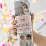 Collage Photo Mom We Love You Best Mother Gift Thermal Tumbler<br><div class="desc">This collage photo frame is a perfect gift to express your love for your mother. The frame is beautifully designed with shades of pink, adding a touch of femininity and elegance to the overall look. The frame can hold multiple photos of different sizes, allowing you to create a unique and...</div>