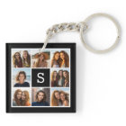 Collage photo noir et blanc 8 Monogramme personnal