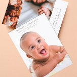 collage photo online editable baby birth announcement<br><div class="desc">Welcome to the world, little one! It's time to introduce your arrival with your baby birth announcement card. Edit to your own custom design, the perfect card for your baby's introduction is here. The perfect baby birth announcement card is here to share your joy with family and friends. THIS CARD...</div>