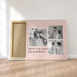 Collage Photo Pastel Pink Best Grandma Gift Canvas Print<br><div class="desc">Looking for the perfect gift for your grandmother? Consider a beautiful collage photo in pastel pink tones. This sentimental and thoughtful gift is perfect for any occasion, from birthdays to Mother's Day and beyond. The collage photo can be customized to include pictures of your grandmother's loved ones, including her children,...</div>
