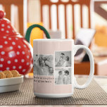 Collage Photo Pastel Pink Best Grandma Gift Coffee Mug<br><div class="desc">Looking for the perfect gift for your grandmother? Consider a beautiful collage photo in pastel pink tones. This sentimental and thoughtful gift is perfect for any occasion, from birthdays to Mother's Day and beyond. The collage photo can be customized to include pictures of your grandmother's loved ones, including her children,...</div>