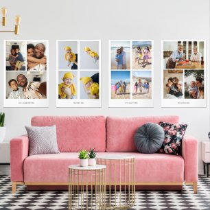 Collage photo personnalisé et texte