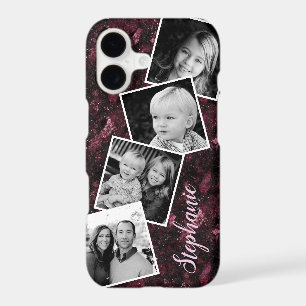 Collage photo personnalisé poussière de galaxie bo