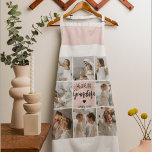 Collage Photo Pink We Love You Grandma Best Gift Apron<br><div class="desc">"Collage Photo Pink We Love You Grandma Best Gift" could refer to a sentimental and personalized gift for a grandmother. This gift may include a collection of photos arranged in a collage format, set against a pink background to add a touch of warmth and femininity. The collage could be created...</div>