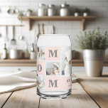 Collage Photo Pink We Love You Grandma Best Gift Can Glass<br><div class="desc">Celebrate the incredible mom in your life with this stylish and sentimental can glass from our Modern Collage Photo collection. Crafted with love and adorned with a chic pink design, this glass is a perfect way to show appreciation for all she does. Personalize this glass by adding your favourite photos...</div>