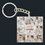 Collage Photo Pink We Love You Grandma Best Gift Keychain<br><div class="desc">"Collage Photo Pink We Love You Grandma Best Gift" could refer to a sentimental and personalized gift for a grandmother. This gift may include a collection of photos arranged in a collage format, set against a pink background to add a touch of warmth and femininity. The collage could be created...</div>