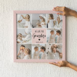 Collage Photo Pink We Love You Grandma Best Gift Poster<br><div class="desc">"Collage Photo Pink We Love You Grandma Best Gift" could refer to a sentimental and personalized gift for a grandmother. This gift may include a collection of photos arranged in a collage format, set against a pink background to add a touch of warmth and femininity. The collage could be created...</div>