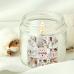 Collage Photo Pink We Love You Grandma Best Gift Square Sticker<br><div class="desc">"Collage Photo Pink We Love You Grandma Best Gift" could refer to a sentimental and personalized gift for a grandmother. This gift may include a collection of photos arranged in a collage format, set against a pink background to add a touch of warmth and femininity. The collage could be created...</div>