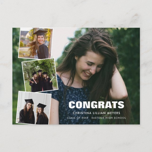 Collage photo|Quatre photos Carte postale (Devant)