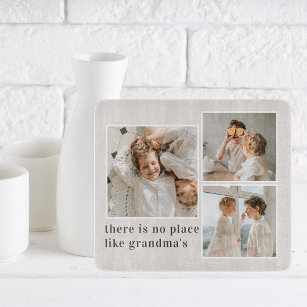 Collage Photo & Quote Best Grandma Gift Cutting Board