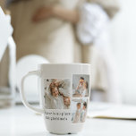 Collage Photo & Quote Best Grandma Gift Latte Mug<br><div class="desc">A Collage Photo & Quote Best Grandma Gift is a thoughtful and personalized present for a beloved grandmother. This gift typically includes a collage of photos that feature the grandma, her children, grandchildren, and other loved ones. The photos are arranged in a creative and artistic manner, with different sizes and...</div>